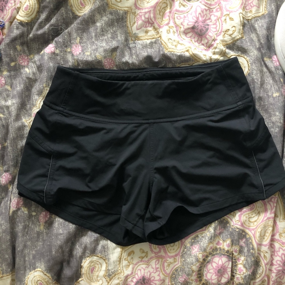 Black lululemon shorts